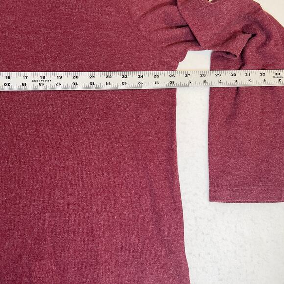 Jos. A. Bank Traveler Polo Shirt Men's XXL Traditional Fit Maroon Long Sleeve - Picture 7 of 11